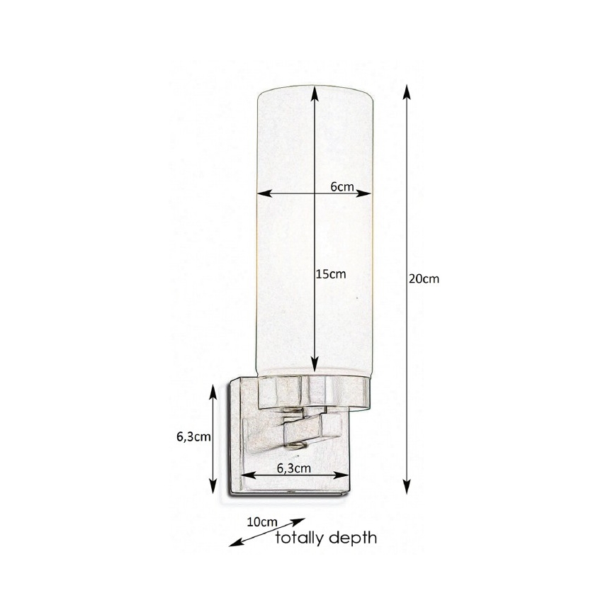 Aplică pentru baie STELLA 1xE14/40W/230V IP44 Markslöjd 234744
