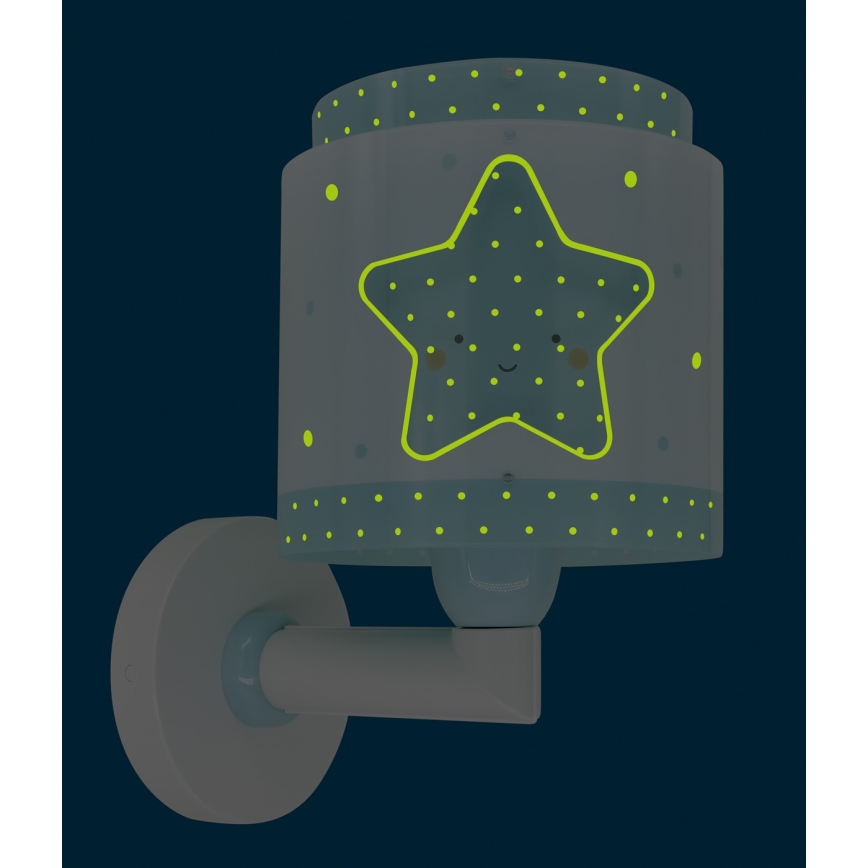 Aplică pentru copii BABY DREAMS 1xE27/15W/230V albastru Dalber 76019T