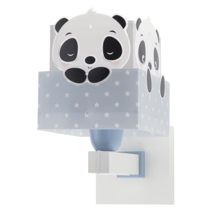 Aplică pentru copii PANDA 1xE27/60W/230V albastră Dalber 63169T
