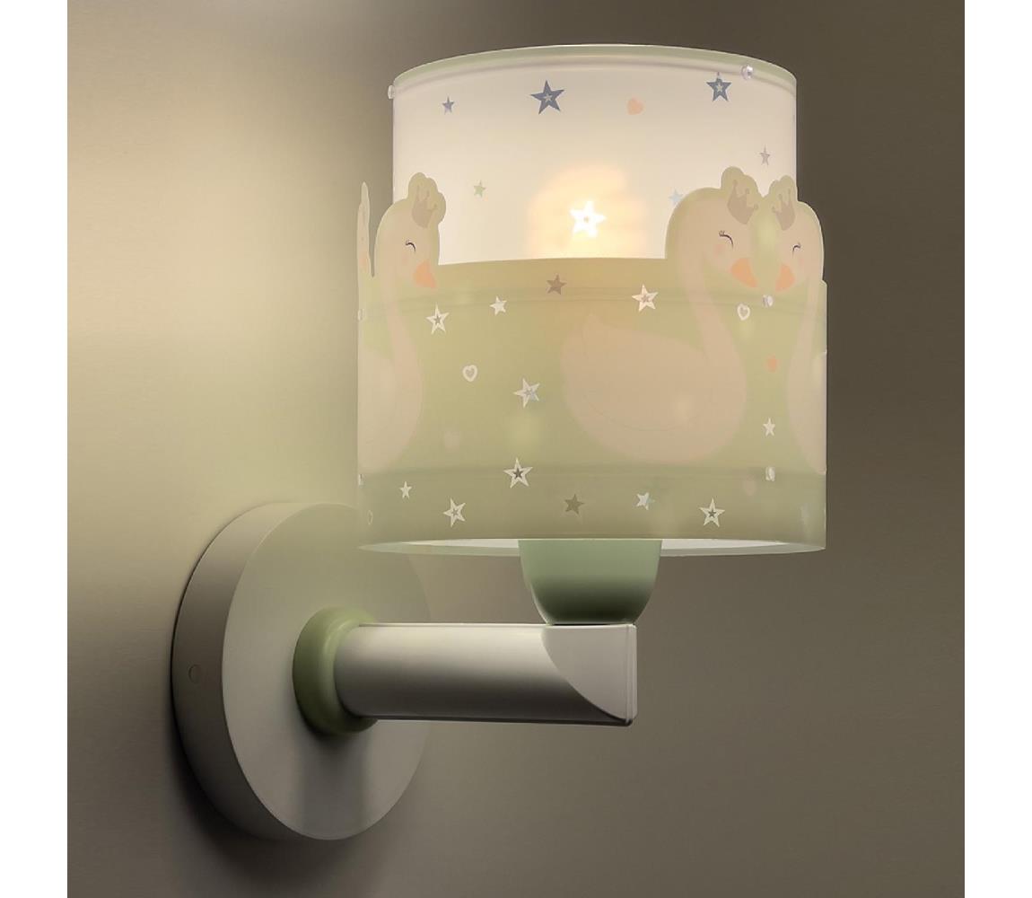 Aplică pentru copii SWEET LOVE 1xE27/60W/230V verde Dalber 61719H