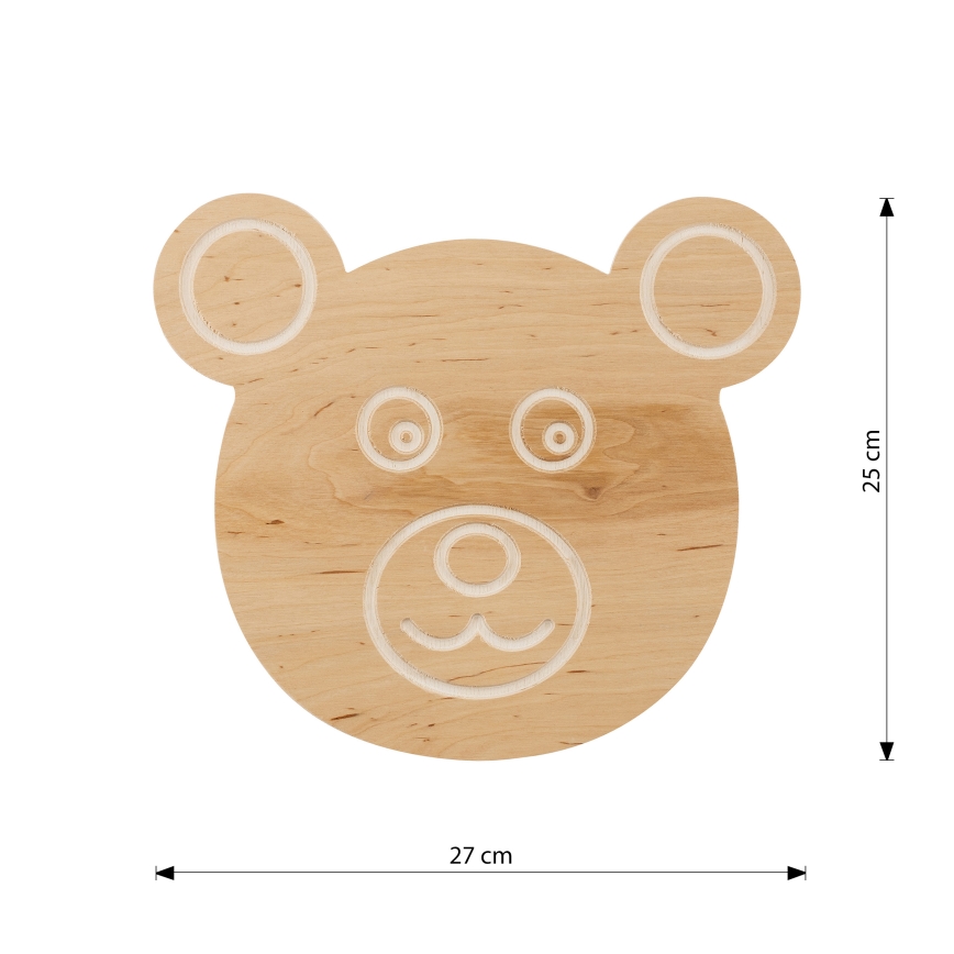 Aplică pentru copii TED 1xE14/10W/230V ursuleț