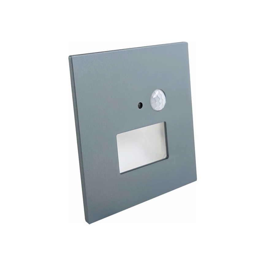 Aplica LED pentru scări cu senzor de mișcare și de amurg LED/1,5W/230V 3000/4000/6000K antracit