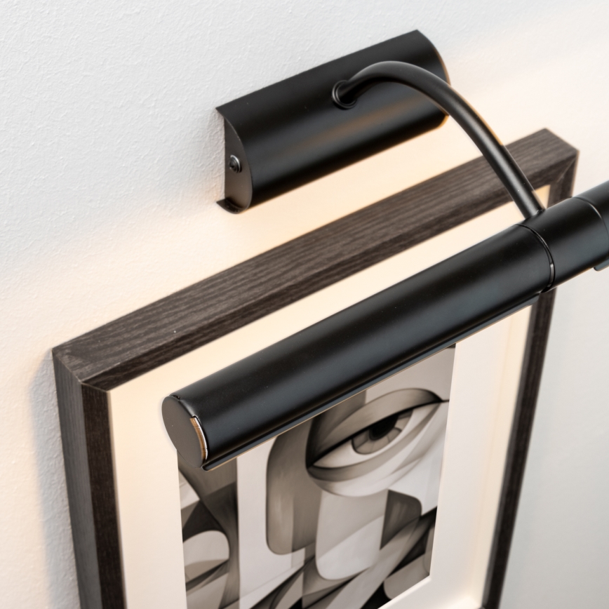 Aplică pentru tablouri Brilagi DANAE 2xE14/40W/230V negru