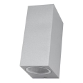 Aplică perete exterior HUGO 2xGU10/10W/230V IP44