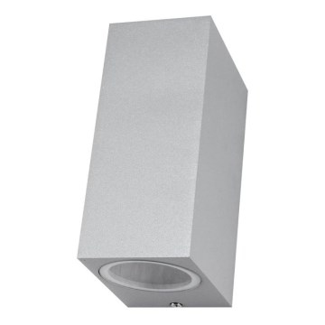 Aplică perete exterior HUGO 2xGU10/10W/230V IP44