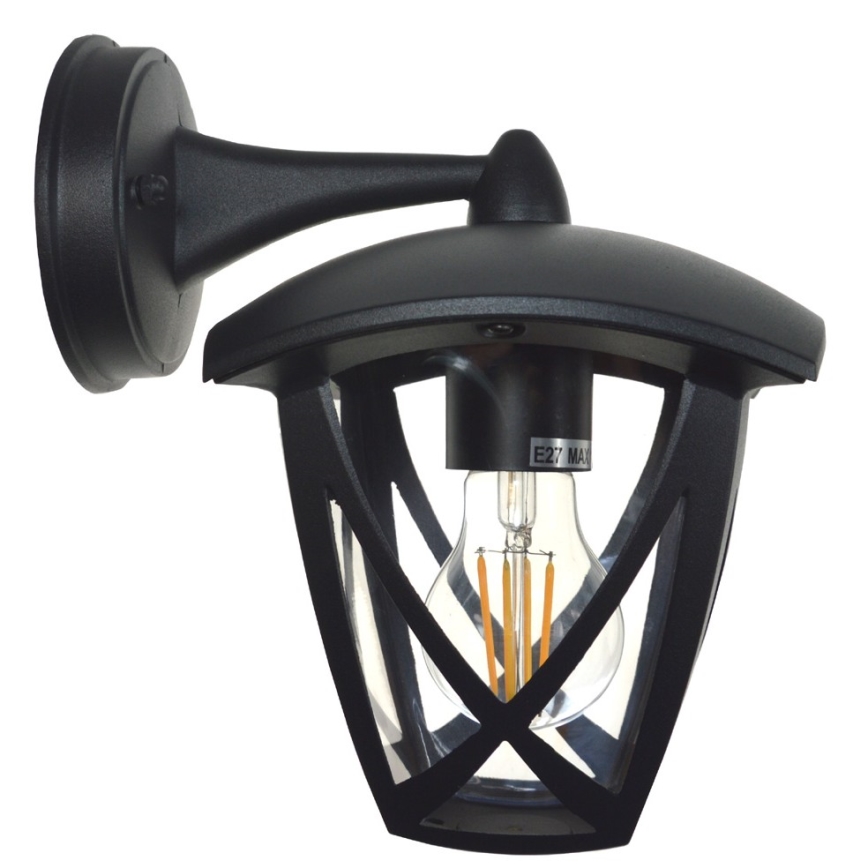 Aplică perete exterior ODINA 1xE27/10W/230V IP44