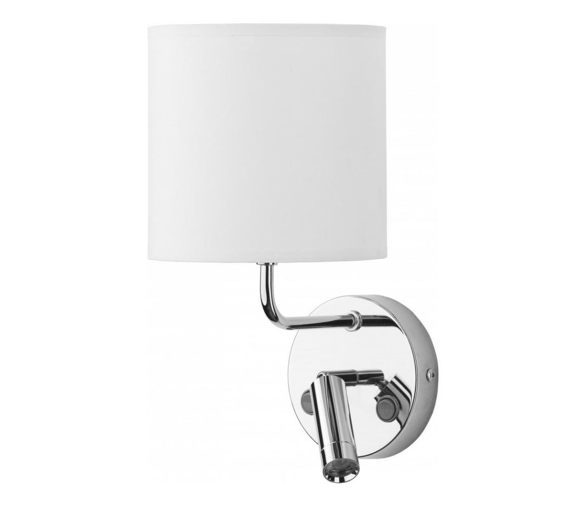 Aplică perete LED FIORENZO 1xE27/60W/230V + LED/3W