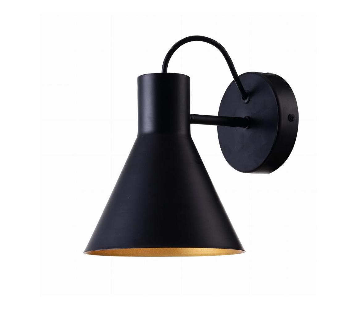 Aplică perete MORE 1xE27/40W/230V negru