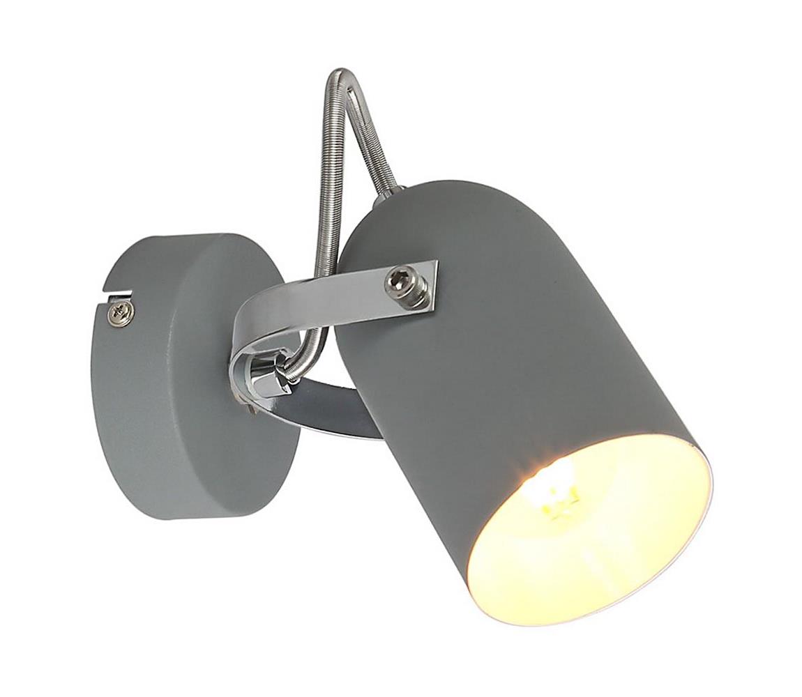 Aplică perete spot GRAY 1xE14/40W/230V