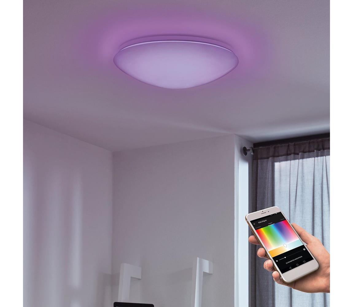 Aplică/plafonieră LED RGB dimabilă GIRON-C LED/17W/230V Eglo 32589