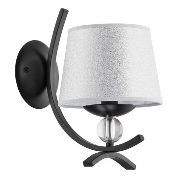 Aplică SMITH 1xE14/10W/230V negru/argintiu