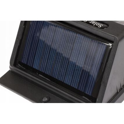 Aplica solară de perete cu senzor LED/0,55W/3,7V 1200 mAh IP65