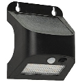 Aplica solară de perete cu senzor SOLTO, LED 3W, 3,7V, 4000K, IP54, 1200 mAh, negru