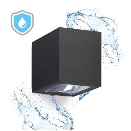 Aplica solară de perete QUERK LED/1,2V 3000/4000K IP54 800 mAh