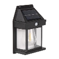 Aplică solară LED de perete pentru exterior, cu senzor, LED/1W/3,7V 1200 mAh IP65
