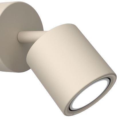 Aplica spot de perete DEMIA 1xGU10/8W/230V bej