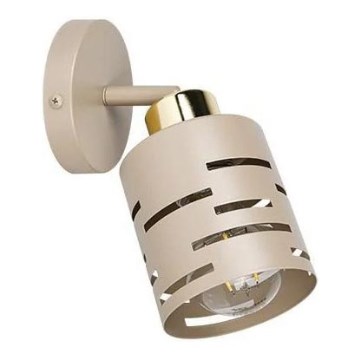 Aplica spot de perete ELEN 1xE27/35W/230V, bej/auriu