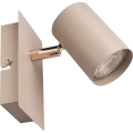 Aplica spot de perete EVALO 1xGU10/10W/230V bej/auriu