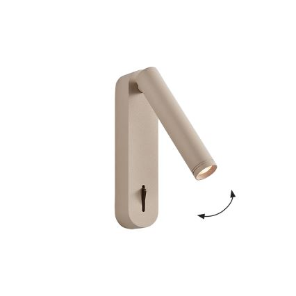 Aplica spot de perete LED ABRIEL LED/6W/230V, bej