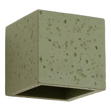 Aplica spot de perete QUAD 1xG9/8W/230V beton/verde