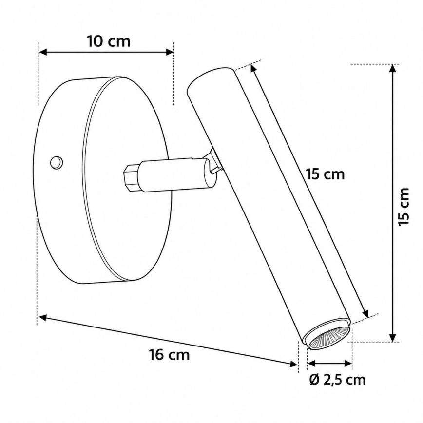 Aplică spot de perete STALACTITE 1xG9/3W/230V albastră