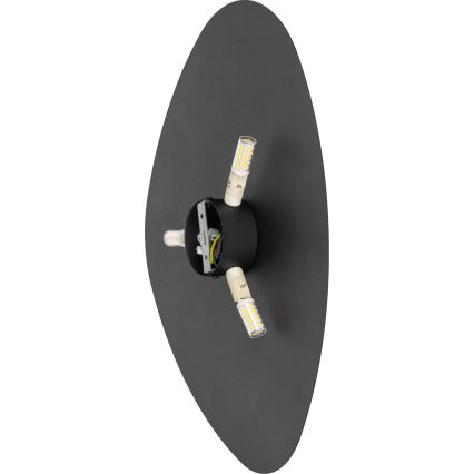 Aplică STONE 3xG9/8W/230V 37x49 cm negru