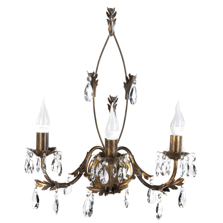 Aplică TERESA 3xE14/6W/230V bronz ONLI