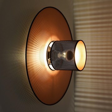 Aplică TOKYO Duolla SHINY 1xE27/15W/230V d. 50 cm cupru/negru