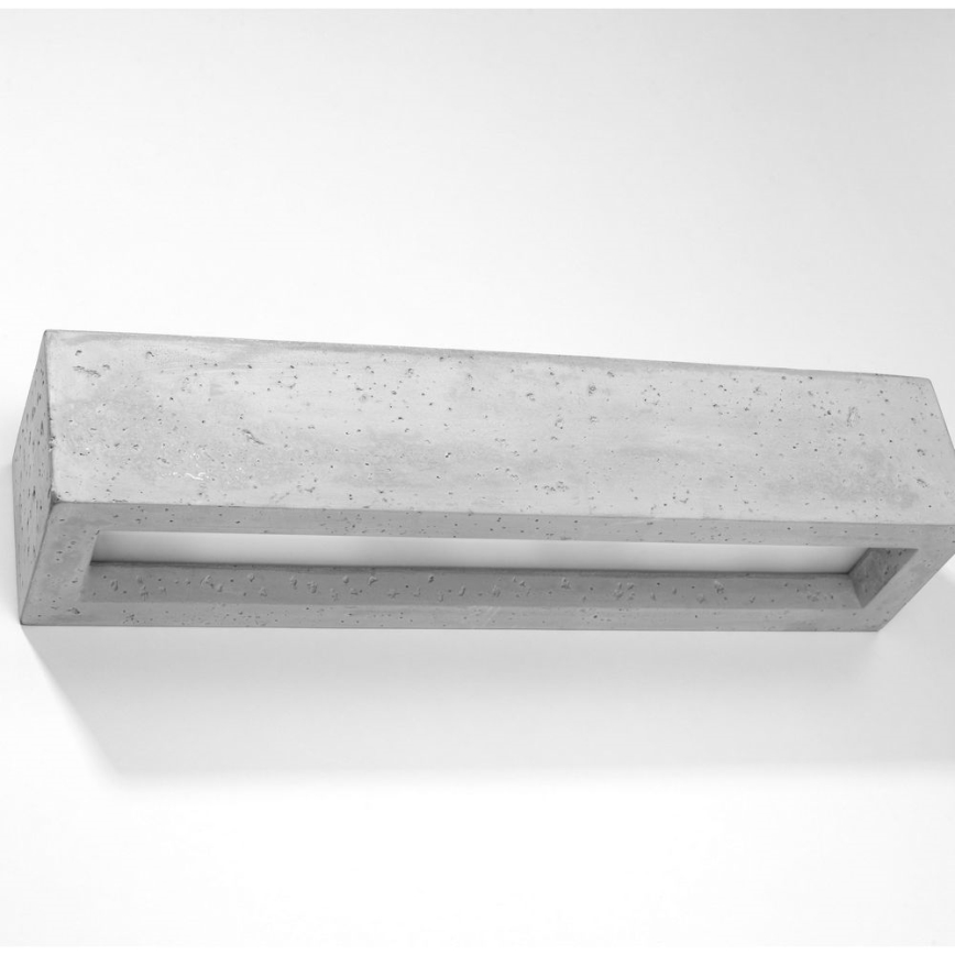 Aplică VEGA 2xE27/60W/230V 50 cm beton