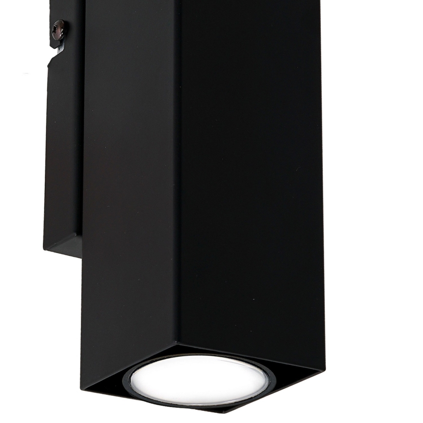 Aplică WALL 2xGU10/8W/230V neagră