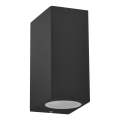 Aplicație de perete pentru exterior BOSTON 2xGU10/10W/230V antracit