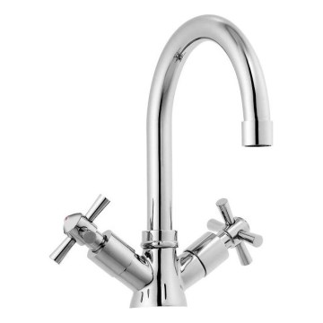 Aqualine - Baterie pentru lavoar XENIA RETRO 22,2 cm, crom lucios