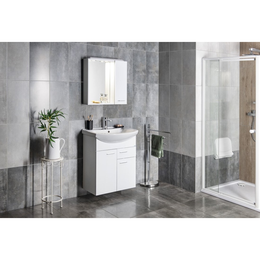 Aqualine - Lavoar încastrat ZERO 65 x 46 cm, ceramică, alb