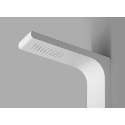 Aqualine - Panou de duș YUKI alb mat