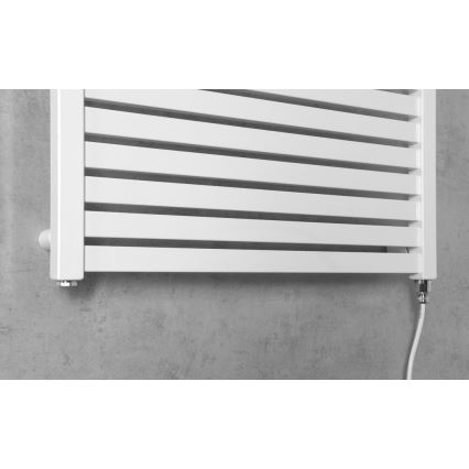 Aqualine - Radiator electric de baie TONDI-E, 400 W, 97 x 60 cm, alb