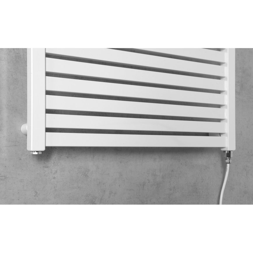 Aqualine - Radiator electric de baie TONDI-E, 400 W, 97 x 60 cm, alb