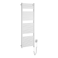 Aqualine - Radiator electric de baie TONDI-E 500 W 133 x 45 cm alb