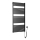 Aqualine - Radiator electric de baie TONDI-E 600W 133x60 cm negru mat