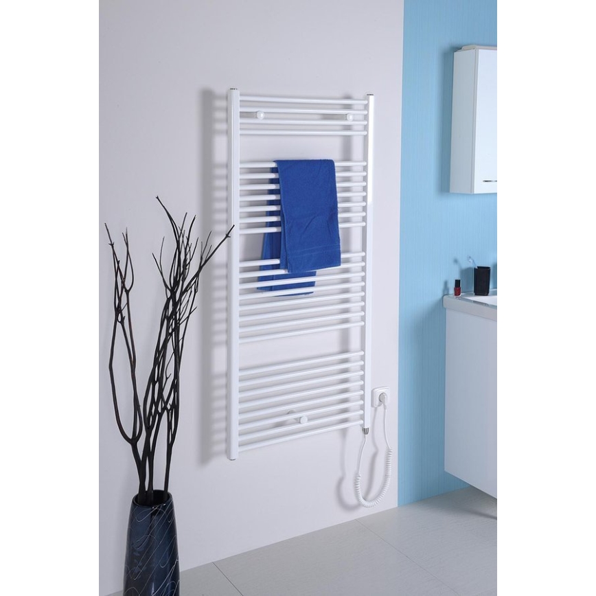 Aqualine - Radiator electric pentru baie DIRECT-E, 300 W, 96 x 45 cm, alb