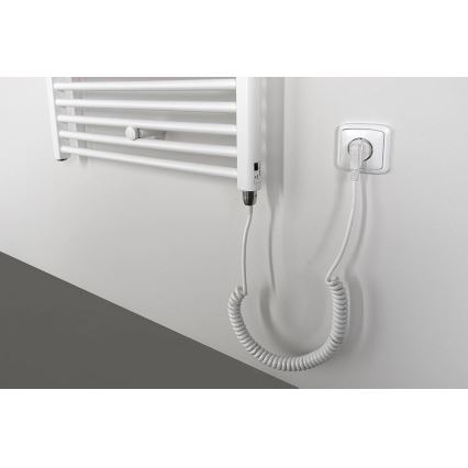Aqualine - Radiator electric pentru baie DIRECT-E, 300 W, 96 x 45 cm, alb