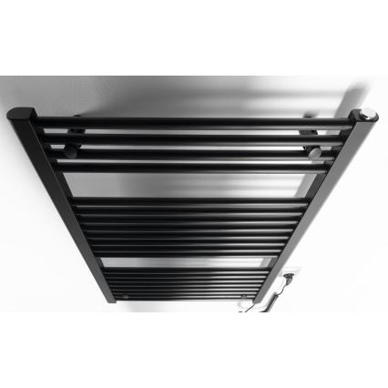 Aqualine - Radiator electric pentru baie DIRECT-E 400W 96x60 cm negru mat
