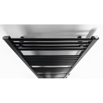 Aqualine - Radiator electric pentru baie DIRECT-E, 800 W, 168 x 60 cm, negru mat