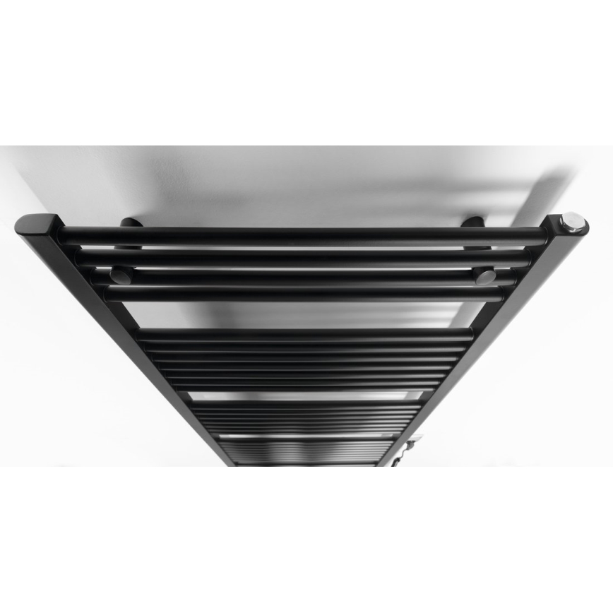 Aqualine - Radiator electric pentru baie DIRECT-E, 800 W, 168 x 60 cm, negru mat
