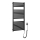 Aqualine - Radiator electric pentru baie TONDI-E, 300 W, 97 x 45 cm, negru mat