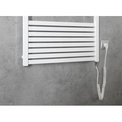 Aqualine - Radiator electric pentru baie TONDI-E 600 W, 133 x 60 cm, alb