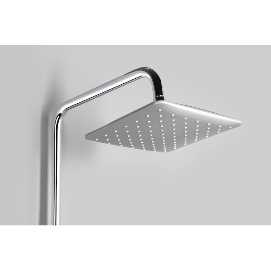 Aqualine - Set de duș cu baterie FACTOR crom lucios