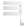 Aqualine - Uscător electric de prosoape ELVIS 50W 46x34 cm alb