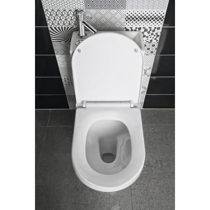 Aqualine - WC combinat cu lavoar HYGIE ceramică/albă