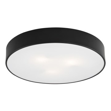 Argon 1186 - Plafonier DARLING 3xE27/15W/230V diametru 45 cm negru