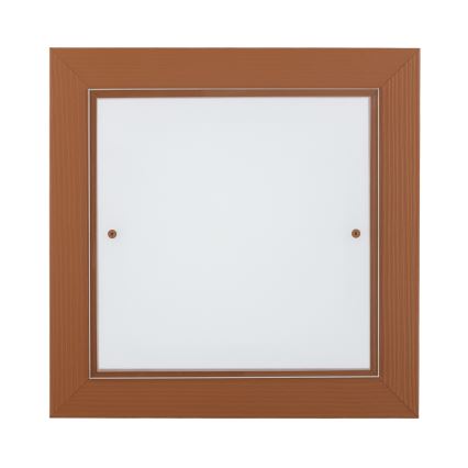 Argon 1867 - Plafonieră TABOR 4xE27/15W/230V 42x42 cm teracotă